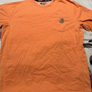 Carhartt Men's Short Sleeve Tee in Vibrant Orange